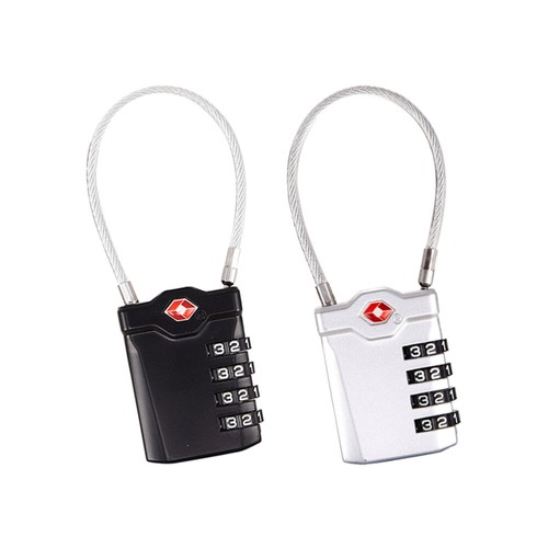 2 Pcs Gepäckschloss Koffer Vorhängeschloss Spind Kombinationsschloss - Afbeelding 5 van 12