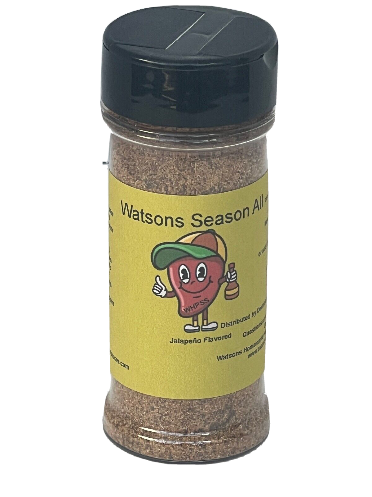 Watsons homemade pepper sauce and seasonings Jalapeño flavor