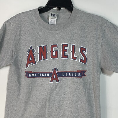 Vintage 90S Los Angeles Angels MLB Baseball USA Gray T Shirt