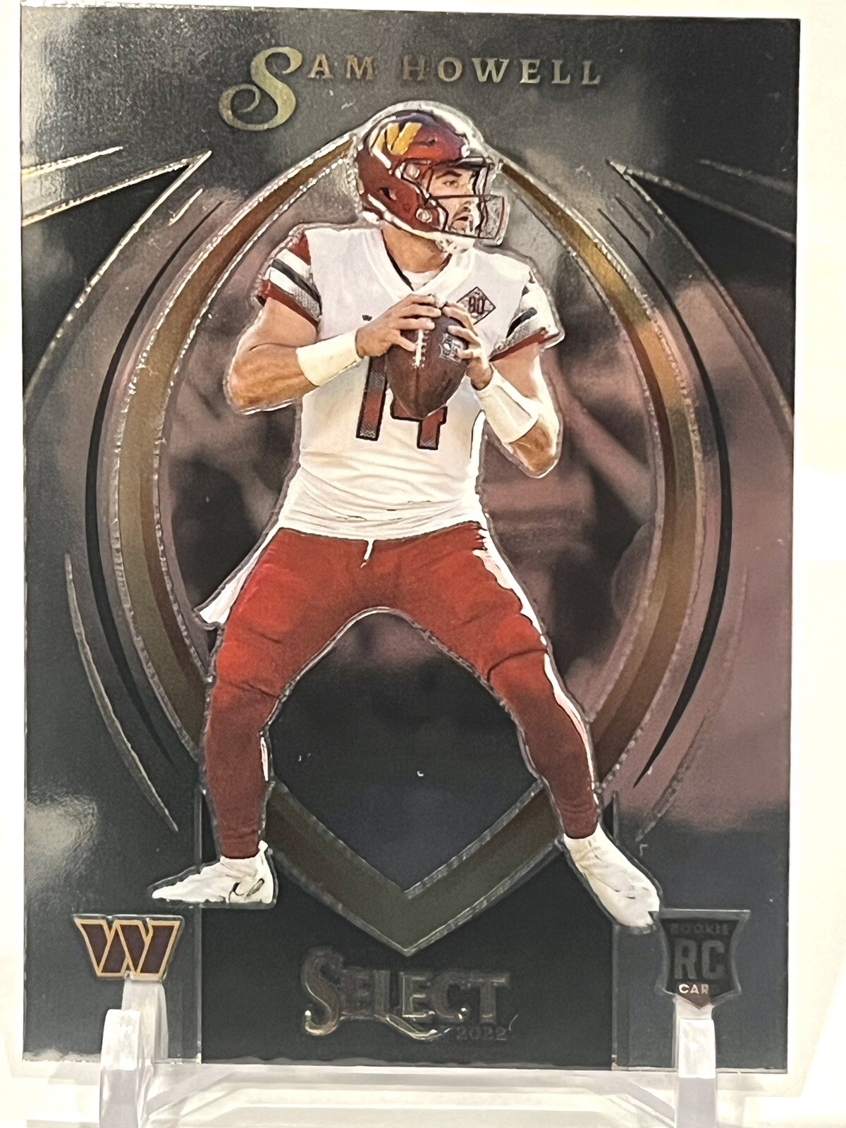 Sam Howell RC Certified Rookies 2022 Panini Select #SCR-5 Washington Commanders