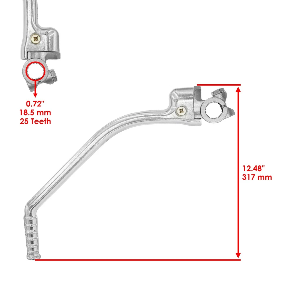 Pedal de eje de palanca de arranque para Honda XR600R XR 600R 1987-2000 Foto 2 de 4