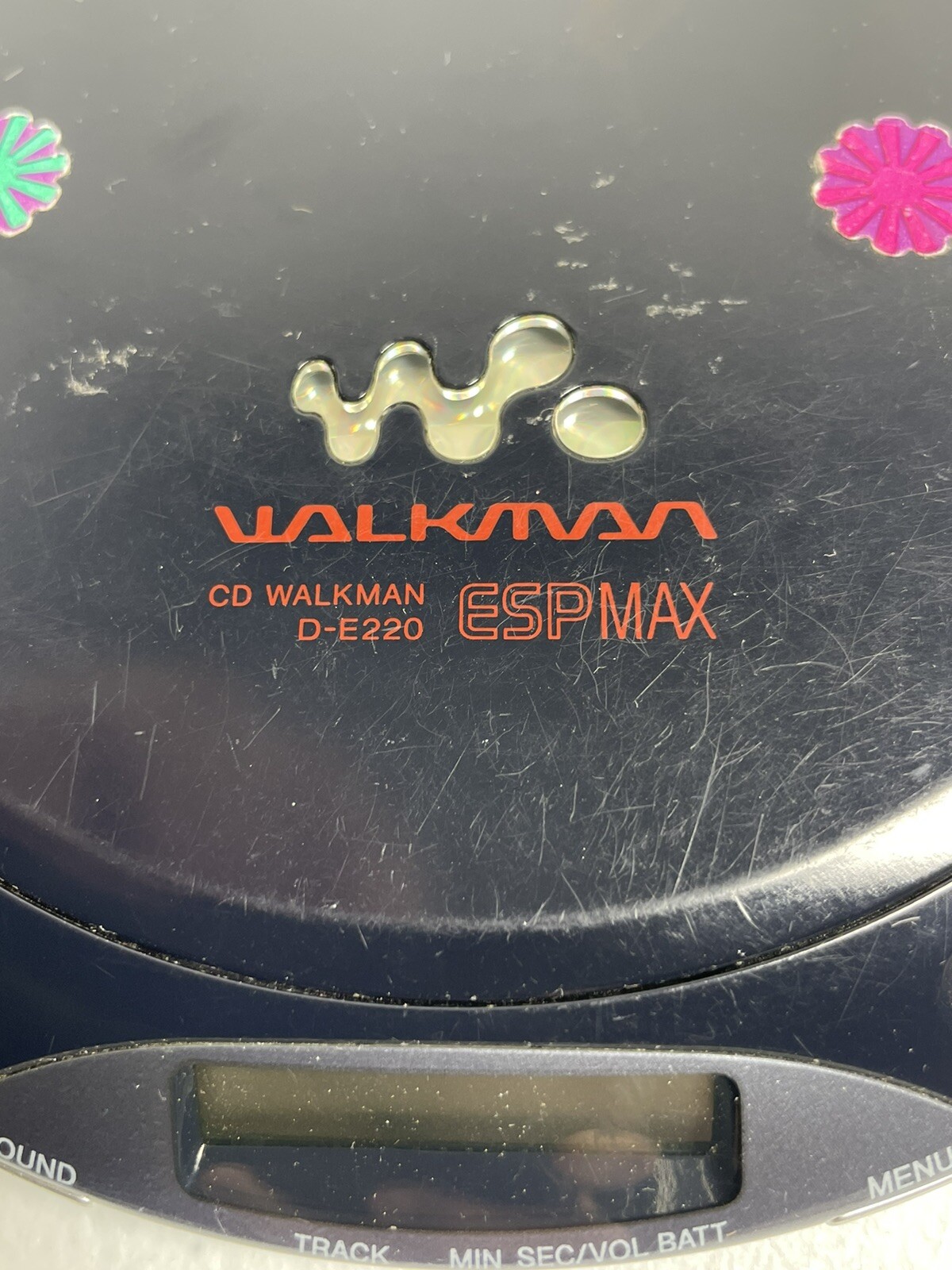 🔥 Sony • CD Walkman DE220 ESP MAX Portable CD Player • For Parts