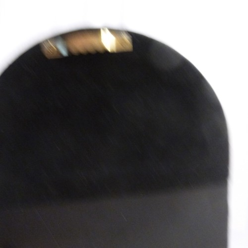 Miniature Door Wall Hanging - Stylish Black door w gold hardware & white window - Picture 3 of 5