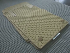$$$ Lengenfelder Rubber Mats for Mercedes CL C216 + BEIGE + Rubber Floor Mats NEW