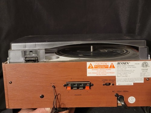 Vintage Jensen Turn Table, with built in speaker - Picture 8 of 8