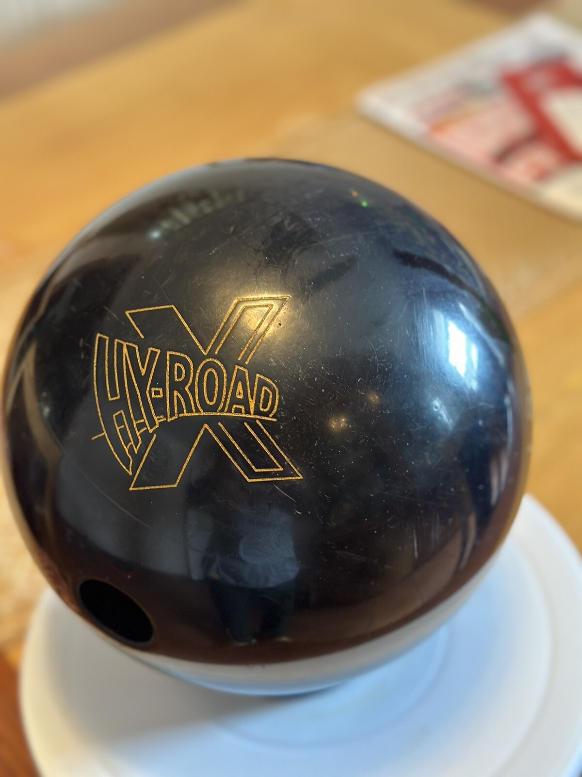 Storm HyRoad X Bowling Ball Midnight Black Solid, 14 Lb 8oz RH