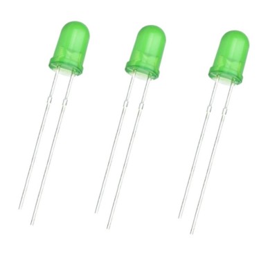 100PCS NEW LED 3MM GREEN COLOR GREEN LIGHT Super Bright