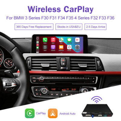 Wireless CarPlay Retrofit Decoder Set For BMW 4 Series F32 F33 F36 2016-2020 EVO