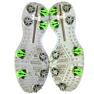 Under Armour HOVR Drive Mens Golf Shoes Size 8 White Gray Spikeless 3021206-101 Under Armour HOVR Drive Mens Golf Shoes Size 8 White Gray  main image 3