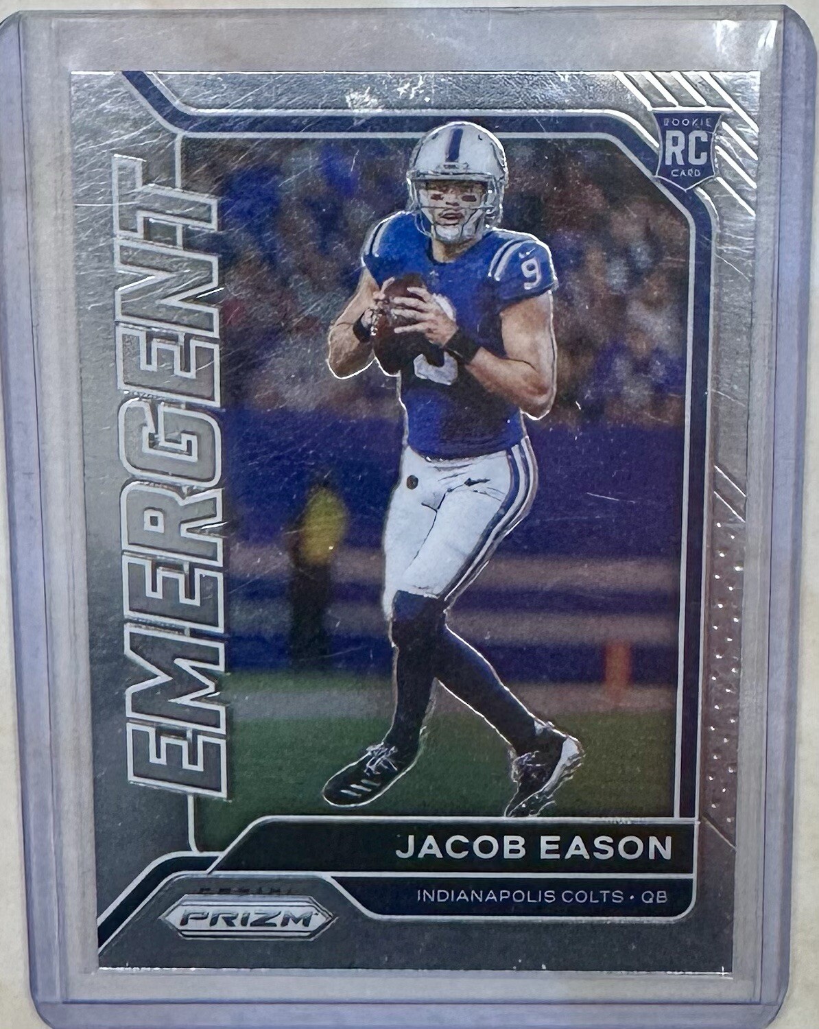 JACOB EASON 2020 Panini Prizm Emergent RC Rookie #13 COLTS Huskies