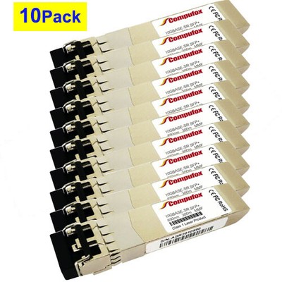10PK SFP-10G-SR (MMF, 850nm, 300m) for Cisco 5520 Wireless Controller AIR-CT5520