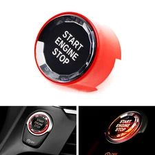 Red Crystal Start Stop Switch Button Cover Suitable For BMW F/G Chassis F30 F10 