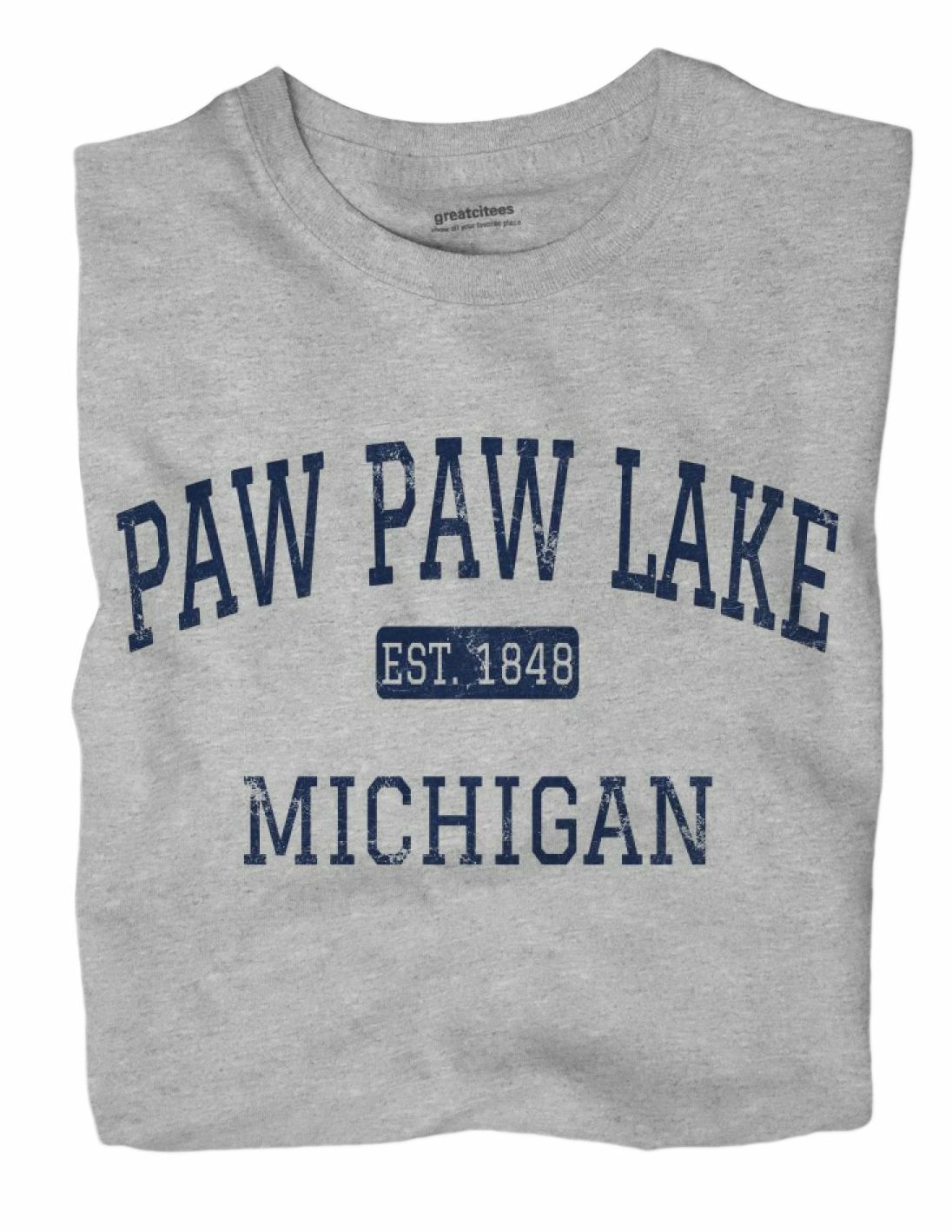 Paw Paw Lake Michigan MI T-Shirt EST