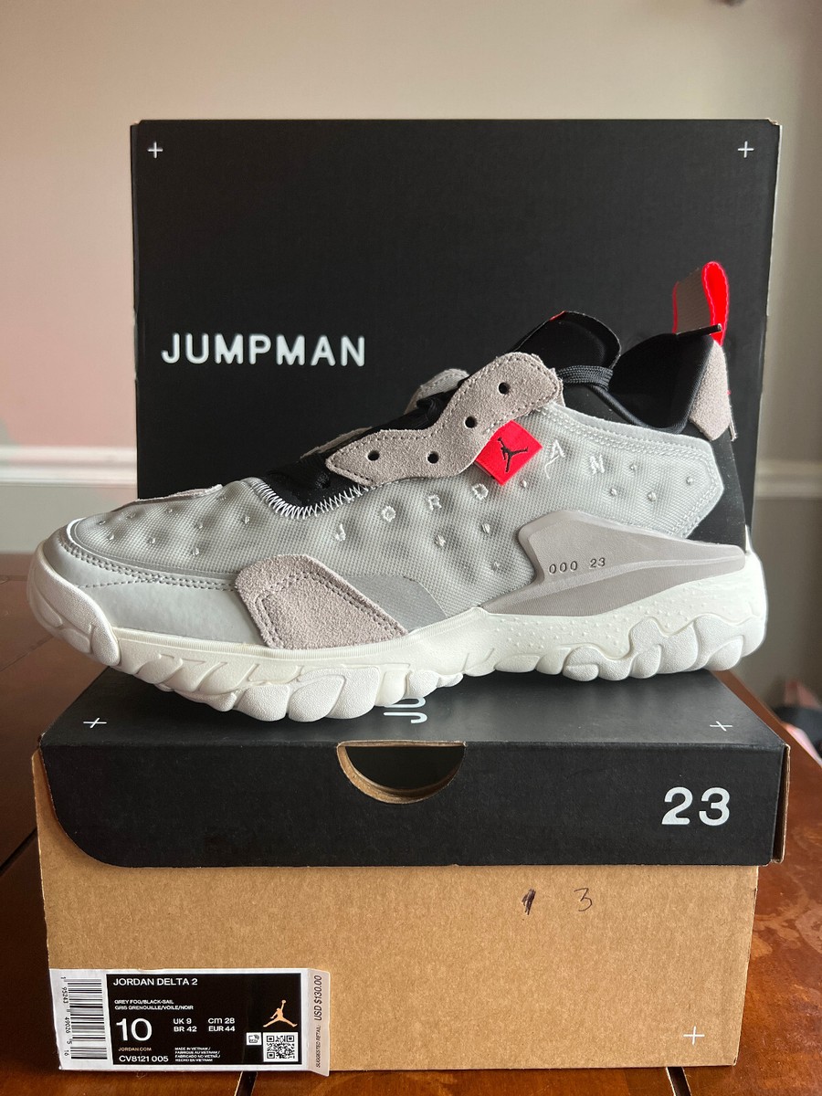 Size 9.5 - Air Jordan Delta 2 Grey Fog Sail for sale online | eBay