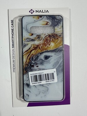 Malia For Samsung Galaxy S10+ S10 Plus Phone Case Cover Gray Gold Marble Look