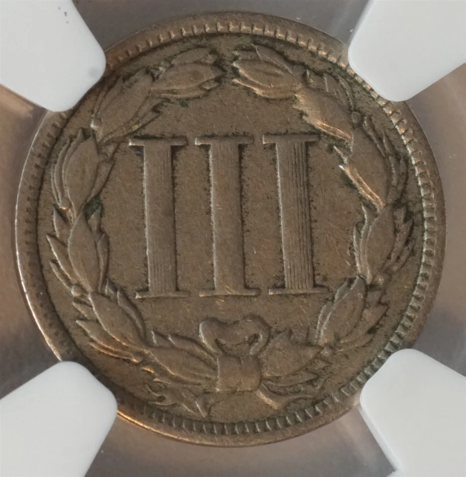 1869 Nickel Three Cent Piece F 15 NGC 3C - Image 4 of 4