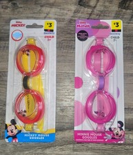 Bestway Disney Junior Minnie/Mickey Mouse Goggles For Ages 3  Older- Brand New
