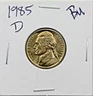 1985-D Jefferson Nickel BU (Brilliant Uncirculated) Denver Mint