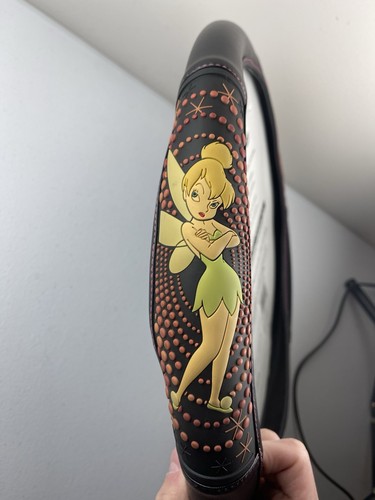 VTG NOS Rare Disney TINKER BELL Pixie Dust Car Truck Boat Steering Wheel Cover - Foto 5 di 5