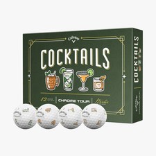 Callaway Limited Edition Chrome Tour COCKTAILS Brand New Golf Balls
