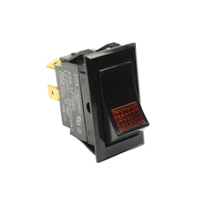 Carling Rocker Switch, SPST, LTIL Series, Independent Neon @125VAC, 15A@125V