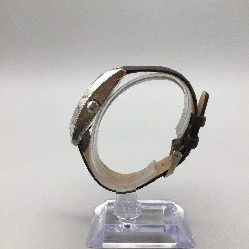 Reloj Guess Timeless Beauty Vintage 38mm Bisel Cristal Correa Cuero Batería Nueva Foto 3 de 4