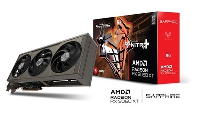 Sapphire Radeon RX9060XT Nitro+ GAMING OC 16GBGDDR6 2HDMI DP