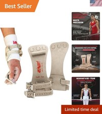 Advanced Men's Gymnastics Grips - High Bar Performance with Double Buckle Fit