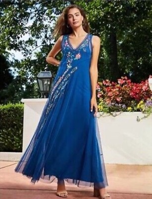 formal / gown johnny was dresses Johnny Was Evelina Metallic Floral-Print Maxi Dress