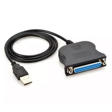 USB to DB25 Printer Cable, USB A Male to 25 Pin DB25 Female IEEE 1284 Paralle...