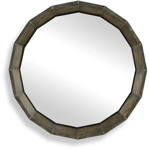 Uttermost 08319 Neve 34.25 X 34.25 inch Rubbed Bronze Mirror - Picture 1 of 5