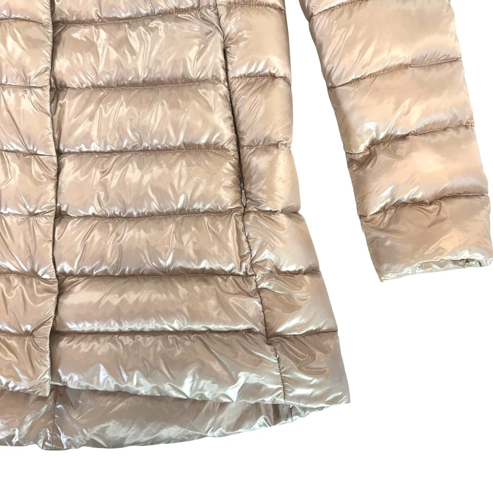 HERNO Iconico Amelia 羽绒服香槟金 42 意大利制造豪华外套 — 第 3/4 张图片