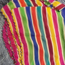 Wedding Asian  Multicoloured Net Gotta Mehndi Bridesmaids Evening Dupatta