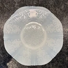 Depression Milk Glass Plate 12” Sweetheart Monax White Macbeth Evans