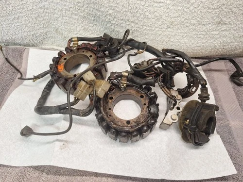 Lot Of Electrical Parts For Honda CX500 Alternator CDI PULSER ASSEMBLY