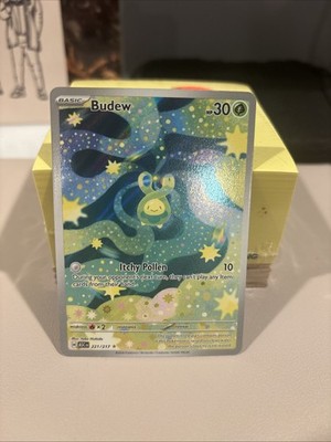 Budew 221/217   Illustration Rare   Mega Evolutions: Ascended Heroes   Holo