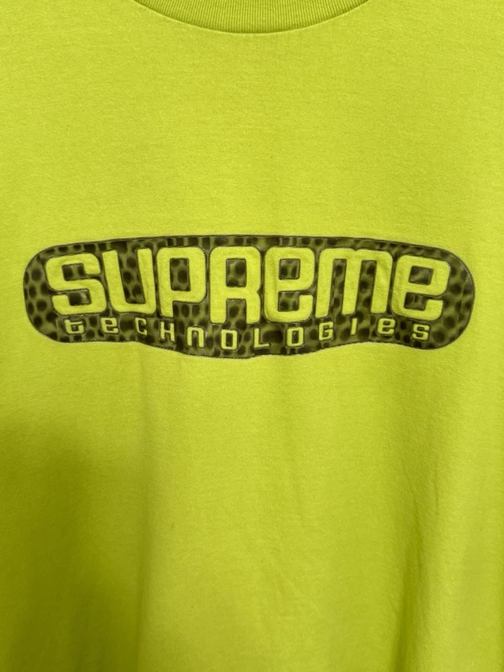 Supreme long sleeve t-shirt Tech LS Technologies Reflective Men’s Shirt MD green - Image 2 of 4
