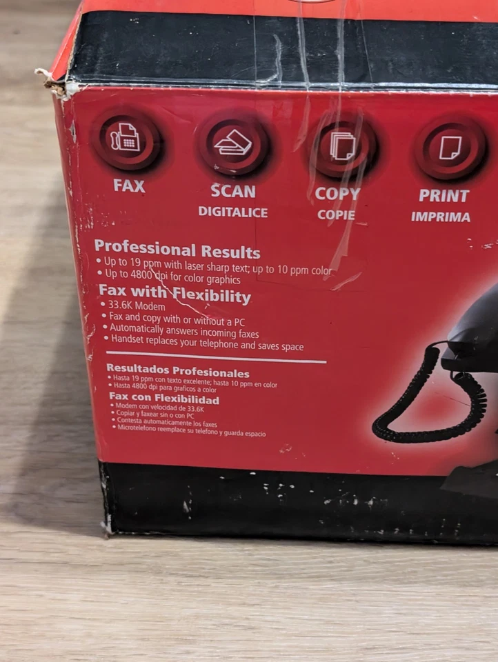 Lexmark X4270 Home Offic All-In-One Inkjet Printer 19 PPM W/ Scanner Fax Copier  - Image 3 of 4