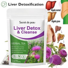 30 Bags Liver Cleanse  Detox Support Liver Detox Tea Herbal Kidney and Pancrea