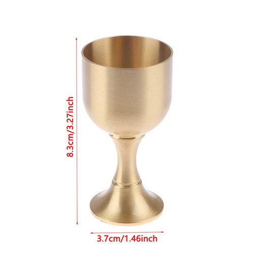 Pure Copper Chalice Cocktail Cup – Metal Wine Goblet Tumbler for Liquor Party Ho - Bild 14 von 14