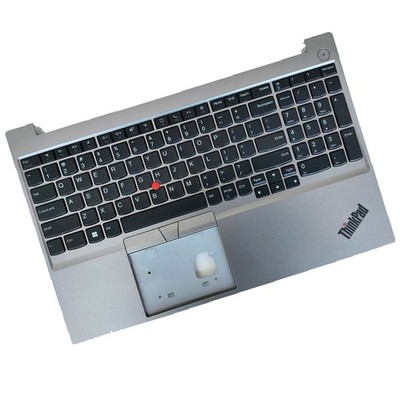 New 5M11G26129 For Lenovo Thinkpad E15 Gen 4 Palmrest Keyboard US Gray