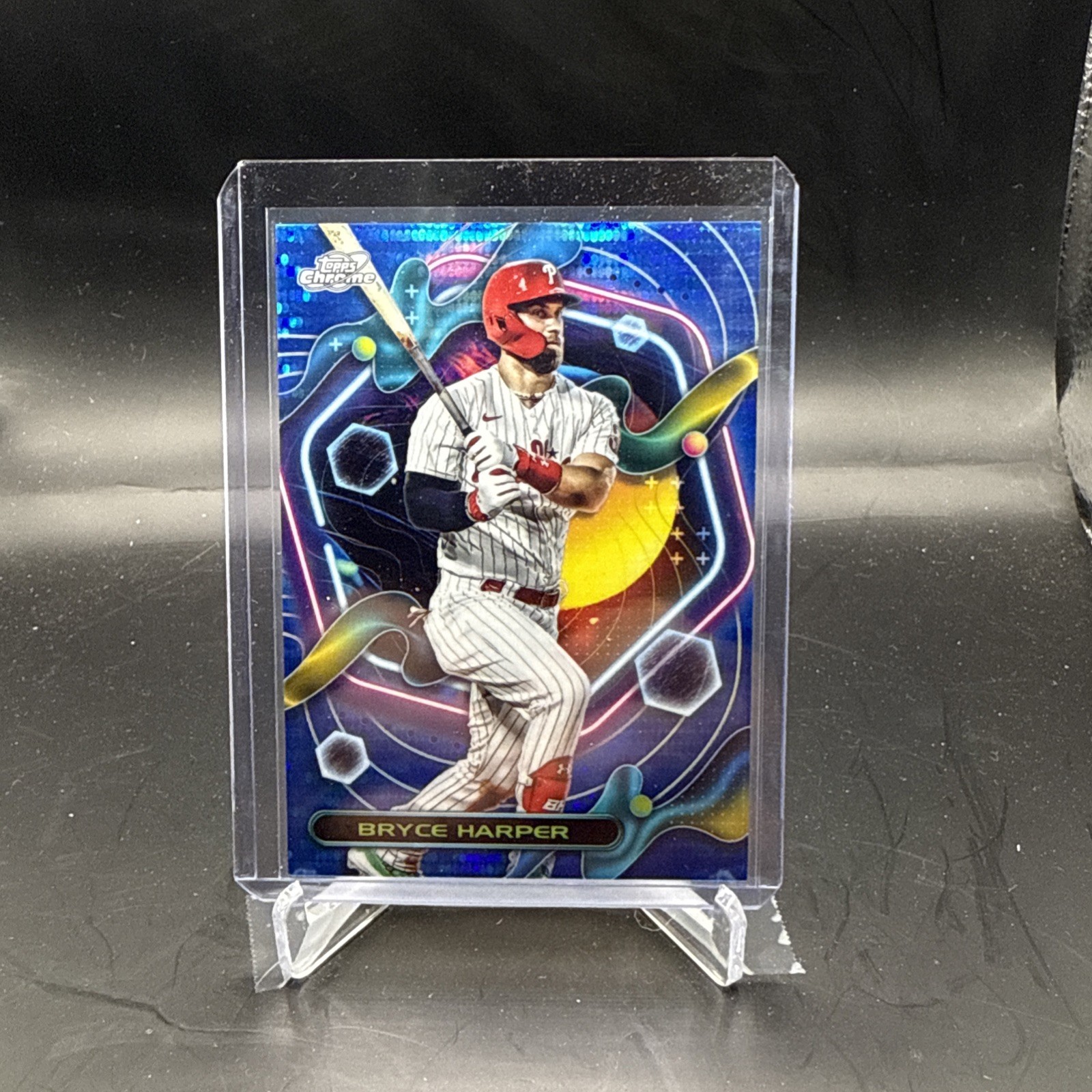 2023 Topps Cosmic Chrome BRYCE HARPER #19 Blue Moon 2/99