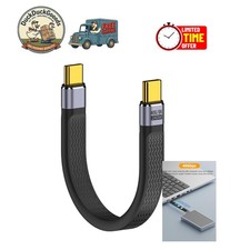 5.3 Inch USB C Cable - 240W Charging, 40Gbps Transfer  8K Display Ready