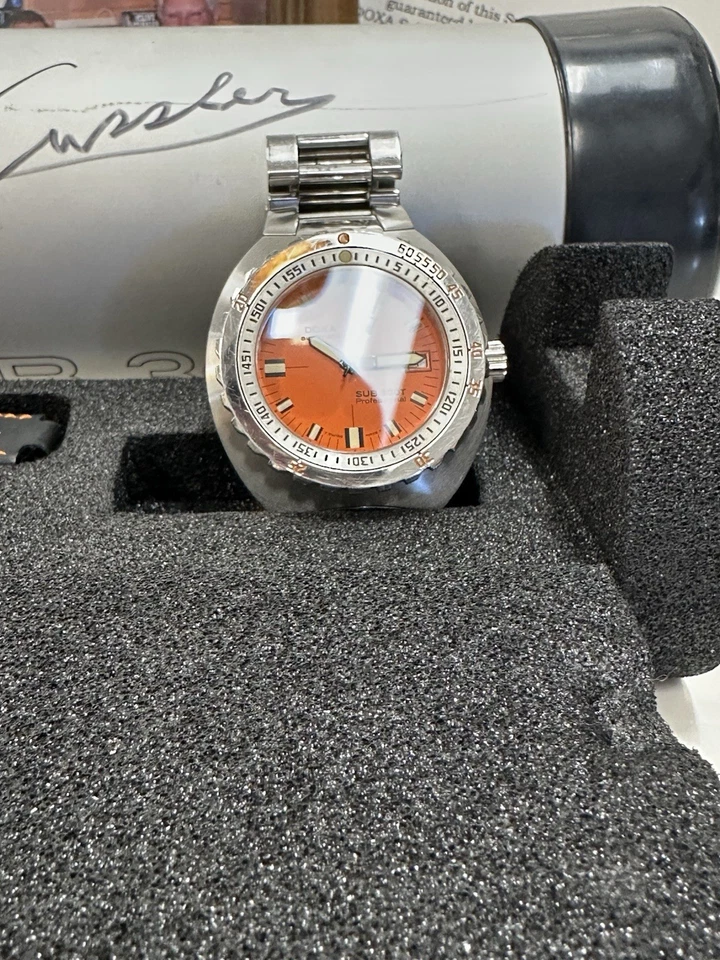 DOXA Sub 300T Professional Reissue - Clive Cussler Signed Tube & Papers Rare - Image 2 of 4