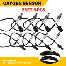 8X Up Downstream Oxygen Sensors Fit 2011-2014 Ford F-150 3.5L V6 Turbocharged EW