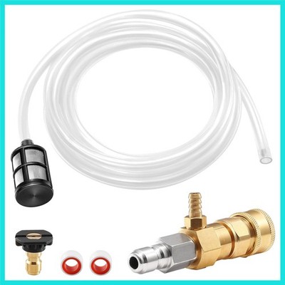 Downstream Injector for Pressure Washer, Power Washer Chemical Injector Kit w...