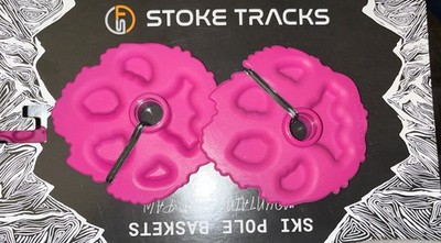 Stoke Tracks /Mountain Lion Paw/ Ski Pole Baskets/ New