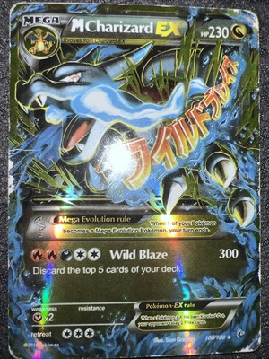 Pokémon TCG Mega-Charizard-EX XY Evolutions 101/108 Holo Full Art