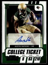 2021 Panini Contenders Draft Picks #170 Austin Watkins Jr. Green