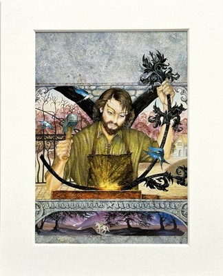 Lord of the Rings-Vintage Mounted Print - Tolkien - Middle Earth - ROGER GARLAND